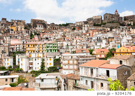 dense houses in ancient sicilian mountain town Castiglione di Sicilia dense houses in ancient sicilian mountain town Castiglione di Sicilia 9204176