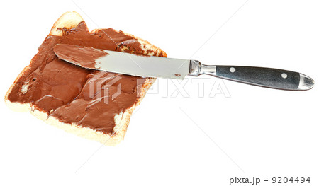 sweet sandwich - toast with chocolate spread 9204494