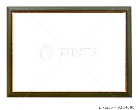 green and gold flat horizontal picture frame 9204696