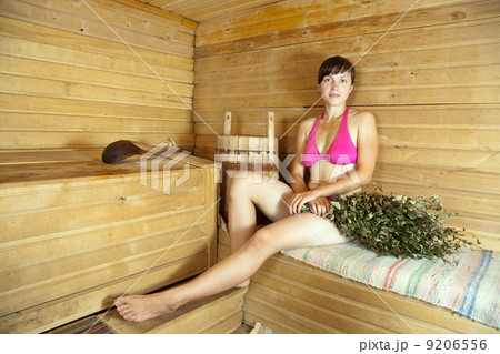 Girl at sauna Girl at sauna 9206556