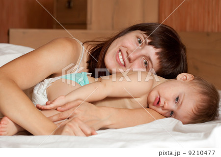 Happy mother with baby Happy mother with baby 9210477
