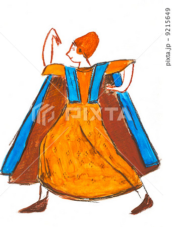 dancing Etruscan woman dancing Etruscan woman 9215649