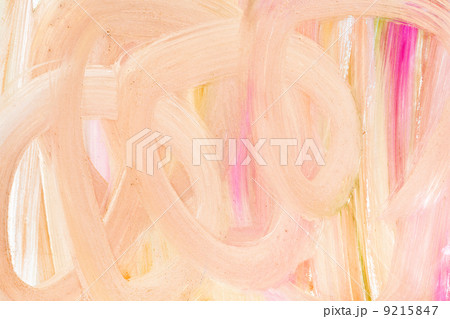 child's painting - abstract peach brush strokes 9215847