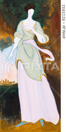 romantic dress English lady romantic dress English lady 9215932