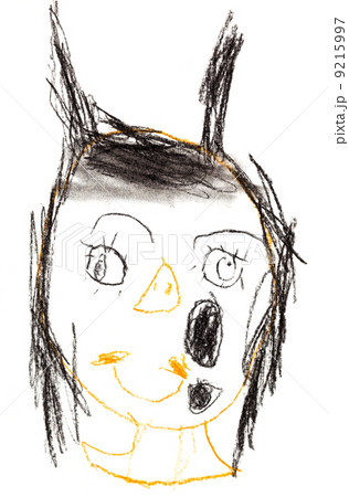 child's drawing - imp girl 9215997
