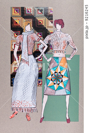 weater, scarf and long skirt weater, scarf and long skirt 9216245