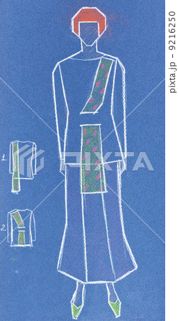 sketch of women casual and home clothing sketch of women casual and home clothing 9216250