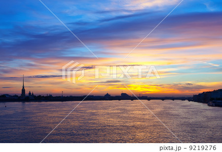 View of St. Petersburg in morning View of St. Petersburg in morning 9219276