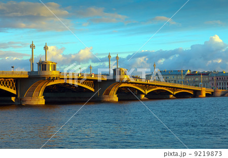 View of St. Petersburg. Blagoveshchensky Bridge 9219873