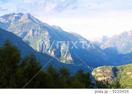 Mountains peaks with snow in summer Mountains peaks with snow in summer 9220459