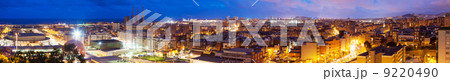 Panoramic night view of Badalona and Barcelona Panoramic night view of Badalona and Barcelona 9220490