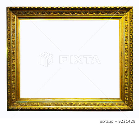 Luxury gilded frame. Isolated with clipping path 9221429