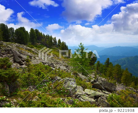 Simple mountains landscape 9221938