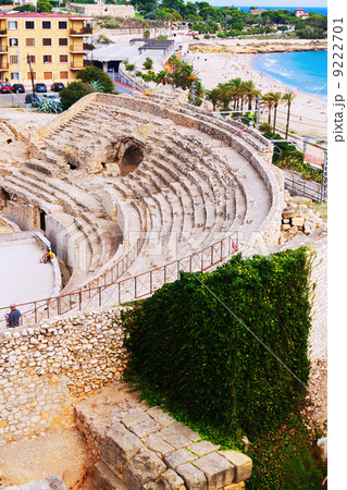 ruin of Roman amphitheater at Tarragona ruin of Roman amphitheater at Tarragona 9222701