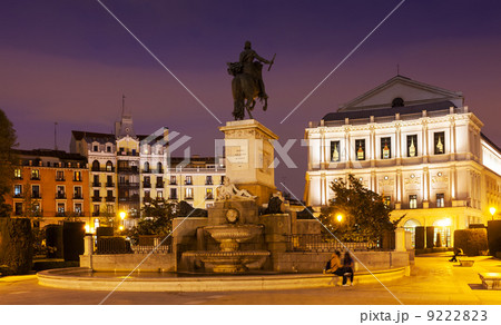 Night view of Madrid 9222823
