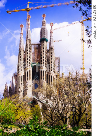 Sagrada Familia by architect Antoni Gaudi Sagrada Familia by architect Antoni Gaudi 9222880