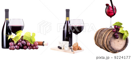 red wine assortment of grapes and cheese red wine assortment of grapes and cheese 9224177