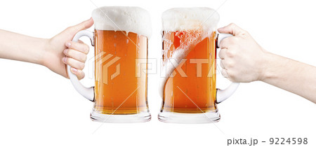 beer with man and woman hand making toast beer with man and woman hand making toast 9224598