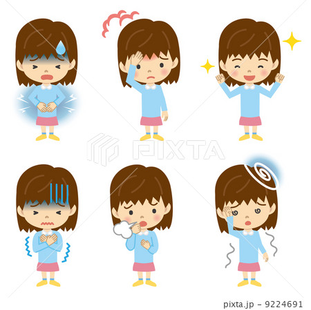 風邪の幼稚園児 風邪の幼稚園児 9224691