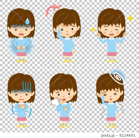 風邪の幼稚園児 風邪の幼稚園児 9224691
