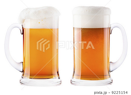 Frosty fresh beer with foam Frosty fresh beer with foam 9225154