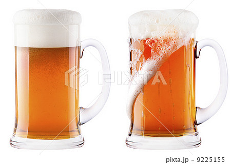 Frosty fresh beer with foam Frosty fresh beer with foam 9225155