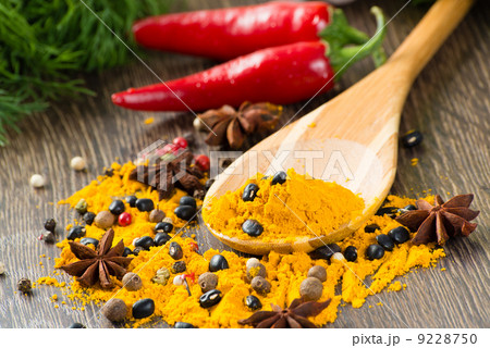 close-up of Asian spices 9228750