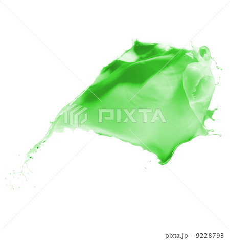 green paint splash 9228793