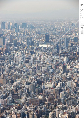 東京スカイツリー内から見た東京風景 東京スカイツリー内から見た東京風景 9229219
