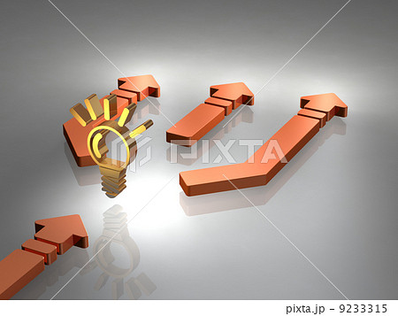 進化を表すアブストラクト3DCG 進化を表すアブストラクト3DCG 9233315