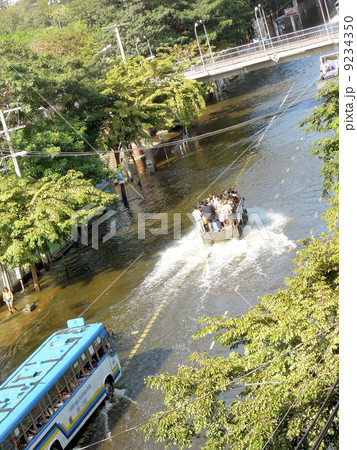 バンコク洪水　2011 9234350