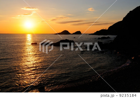 見老津の夕日 見老津の夕日 9235184