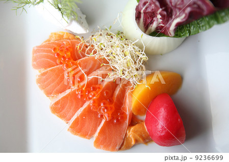 salmon sashimi salmon sashimi 9236699