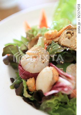 Seafood salad with Japanese sauce Seafood salad with Japanese sauce 9237458