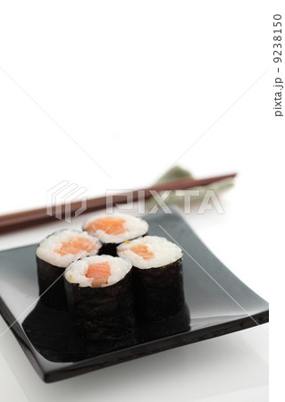 Maki Rolls isolated in white background 9238150