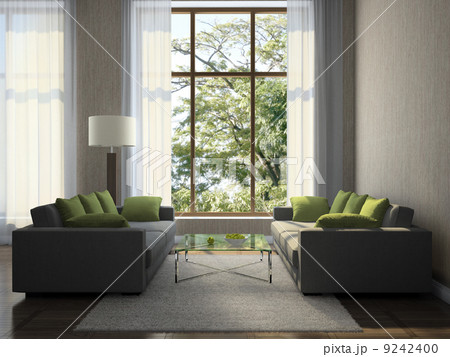 View on the modern interior 9242400