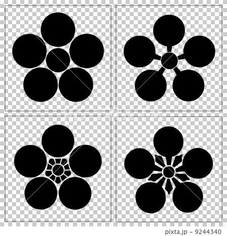前田家 梅鉢紋のイラスト素材 [9244340] - PIXTA