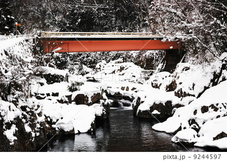 匹見峡　雪01 9244597