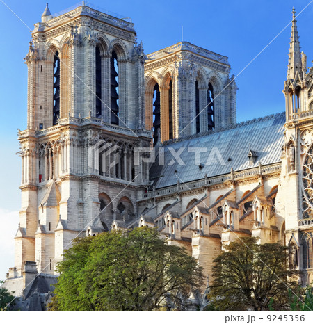 Details of Notre Dame de Paris Cathedral.France. Details of Notre Dame de Paris Cathedral.France. 9245356