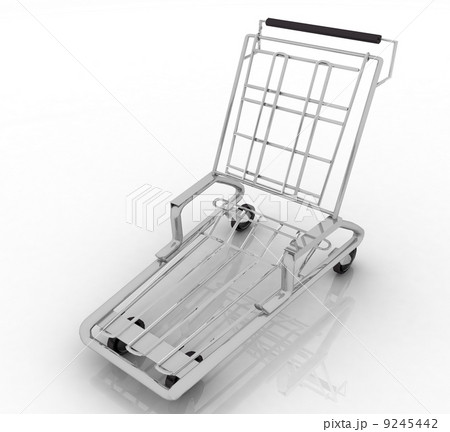hand truck on white background. Isolated 3D render 9245442