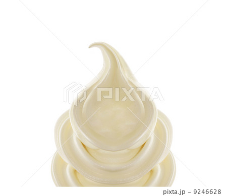 soft ice cream on white background 9246628