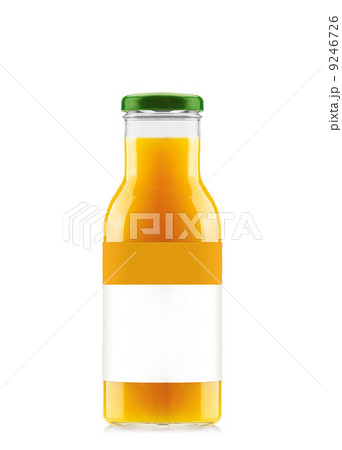 Orange juice in glass bottle 9246726