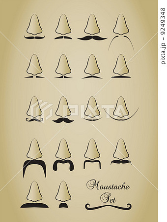 Mustache set 9249348