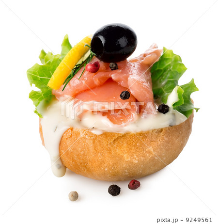 Fish-vegetable sandwich Fish-vegetable sandwich 9249561