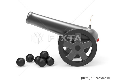 Cannon with black bombs Cannon with black bombs 9250246