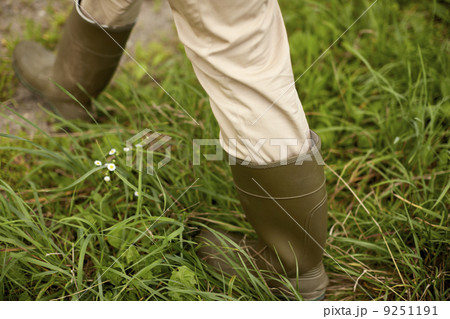A farmer working in his fields in New York State, USA. A farmer working in his fields in New York State, USA. 9251191