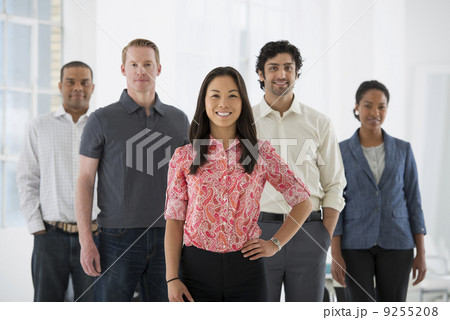 Business. A Team Of People, A Multi Ethnic Group, Men And Women In A Group. 9255208