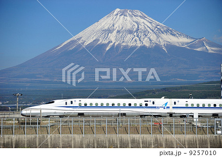 富士山　東海道新幹線　三島－新富士　JR東海　N700A系　G7編成 9257010