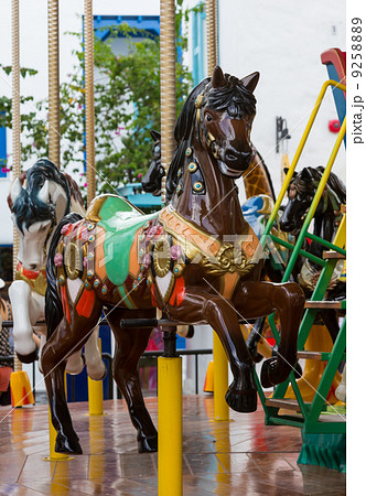 The Horse in merry go round at carnival The Horse in merry go round at carnival 9258889