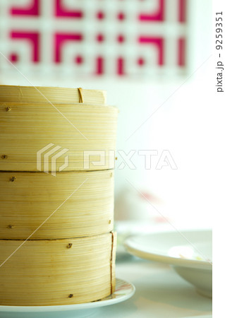 Bamboo steamer basket in set menu 9259351